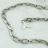 #Peel Necklace Silver