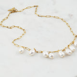 #Venu Necklace Pearls