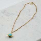 #Carues Blue Necklace
