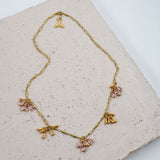 #Laxtara Necklace Pink