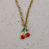 #Cherry Necklace