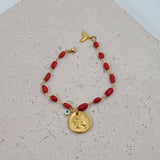 #August Bracelet Red