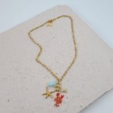 #Ammos Necklace Red