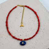 #Aelia Necklace Red
