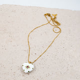 #Island Necklace White