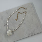 #Melitini White Necklace