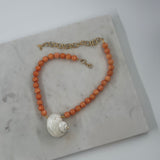 #Melitini Orange Necklace