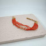 #Chalki Necklac Orange