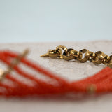 #Chalki Necklac Orange