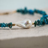 #Nefeli Blue Necklace
