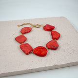 #Anafi Necklace Red