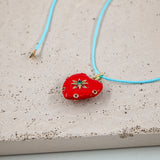 #Rozalia Necklace Red