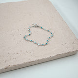 #Eyes Anklet Silver