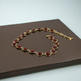 Celestia Necklace Βurgundy
