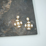 #Cross Gold Earrings