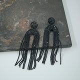 #Tiano Black Earrings