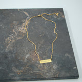 #Nasunexizeis Necklace Gold