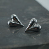 #Inlove Silver Earrings