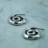 #Tide Earrings Silver