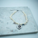 #Shrimp Necklace Silver