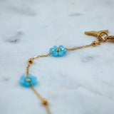 #Poros Blue Necklace