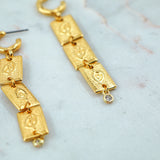 #Manto Earrings Gold