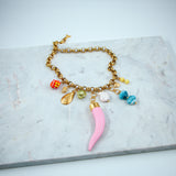 #Tinos Pink Necklace