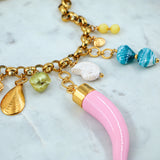 #Tinos Pink Necklace