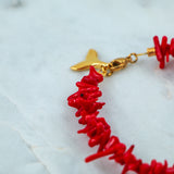 #Sonia Anklet Red