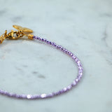 #Machi Anklet Purple
