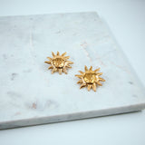 #Sun Earrings Gold