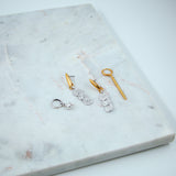 #Luma Earrings Silver