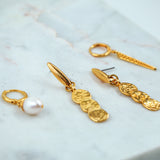 #Luma Earrings Gold