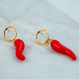 #Spicy Earrings Red
