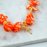 #Koita Orange Necklace