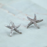 #Palm Kiss Earrings Silver
