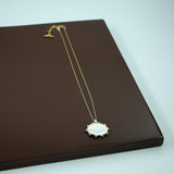 #Capri White Necklace