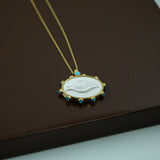 #Capri White Necklace