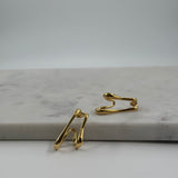 #Valeria Earrings Gold