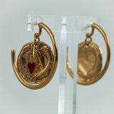 #Aria Earrings Gold