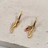 #Sophia Earrings Gold