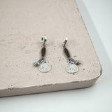 #Manto Earrings Silver