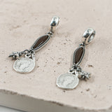 #Manto Earrings Silver