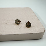 #Aspa Earrings Brown