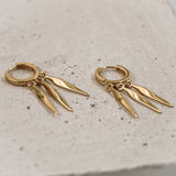 #Luma Earrings Gold