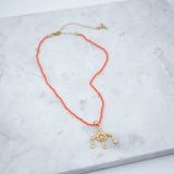 #Apricot Necklace