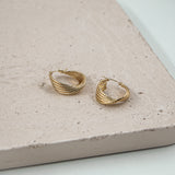 #Dimitra Earrings Gold