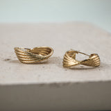 #Dimitra Earrings Gold