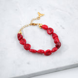 #Burgundy Bracelet