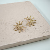 #Sun Earrings Gold